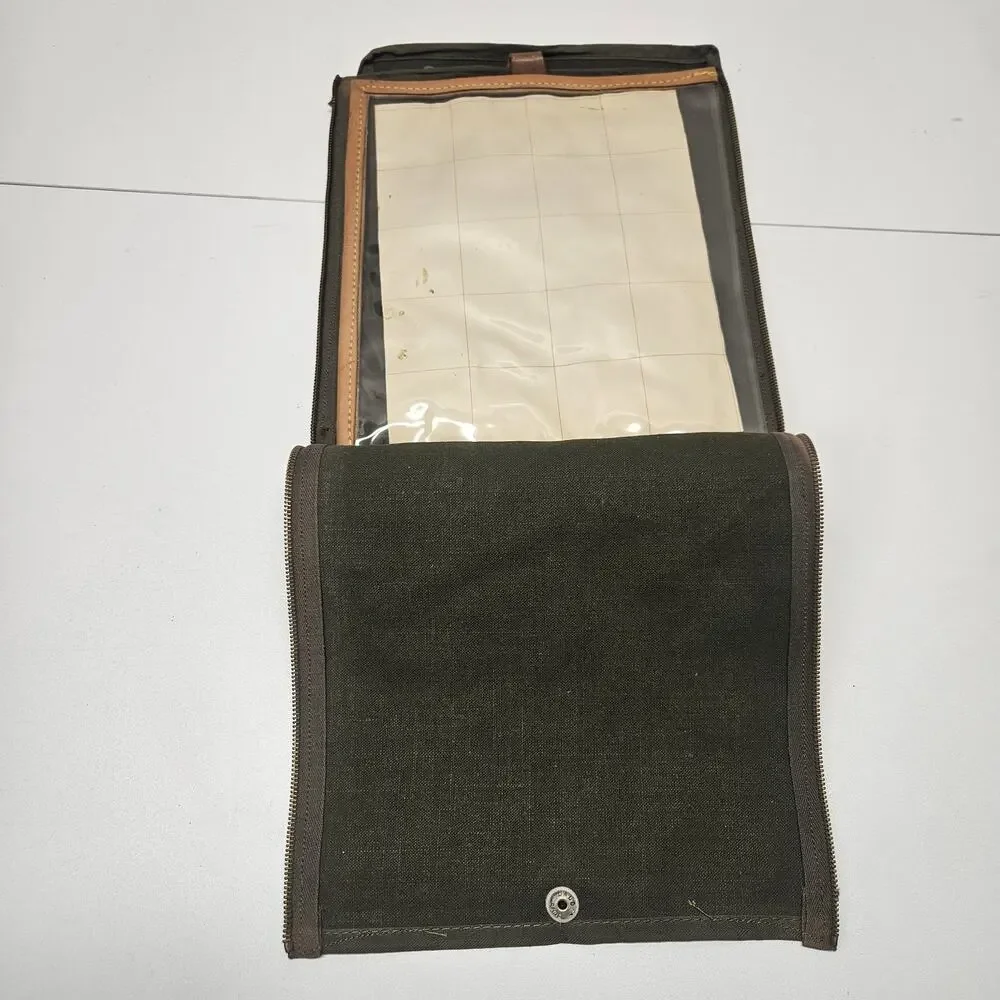 Vtg French Cycling Walking Travelling Map Case Bag Bike Pocket Pouch Messagener